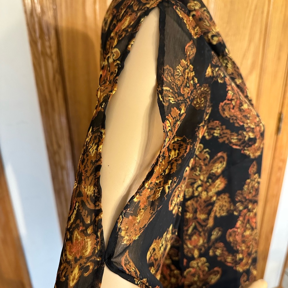 Victoria Secret Lascana Black & Browns sheath dress - keyhole sleeves & … - Picture 10 of 11